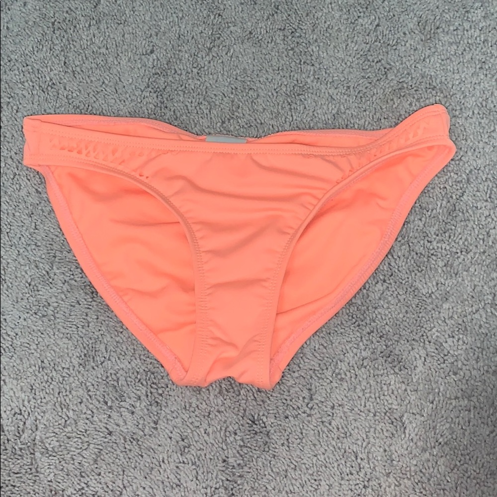 Bright orange bikini bottom